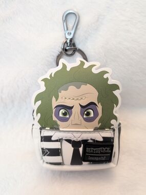 Loungefly Beetlejuice backpack keychain New